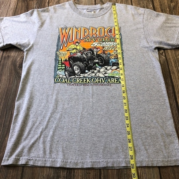 WINDROCK ATV Club Poker Run Gray T-Shirt - Picture 6 of 10